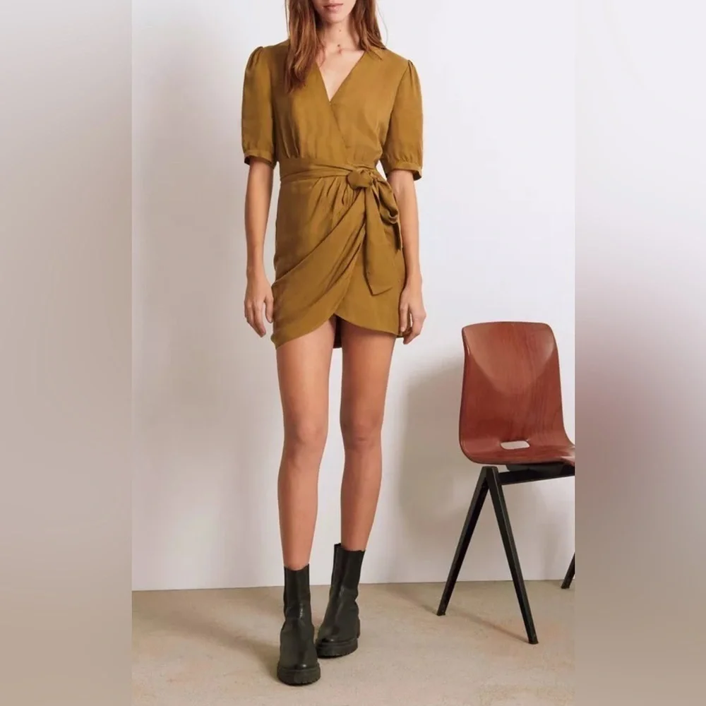 ba&sh Ada Crossover Mini Dress 8